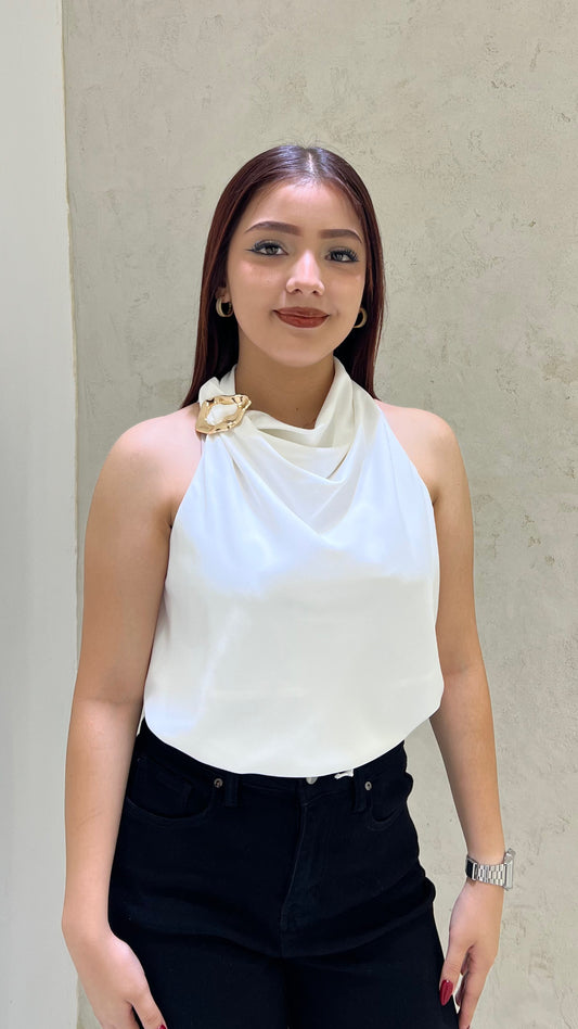 Blusa escotada