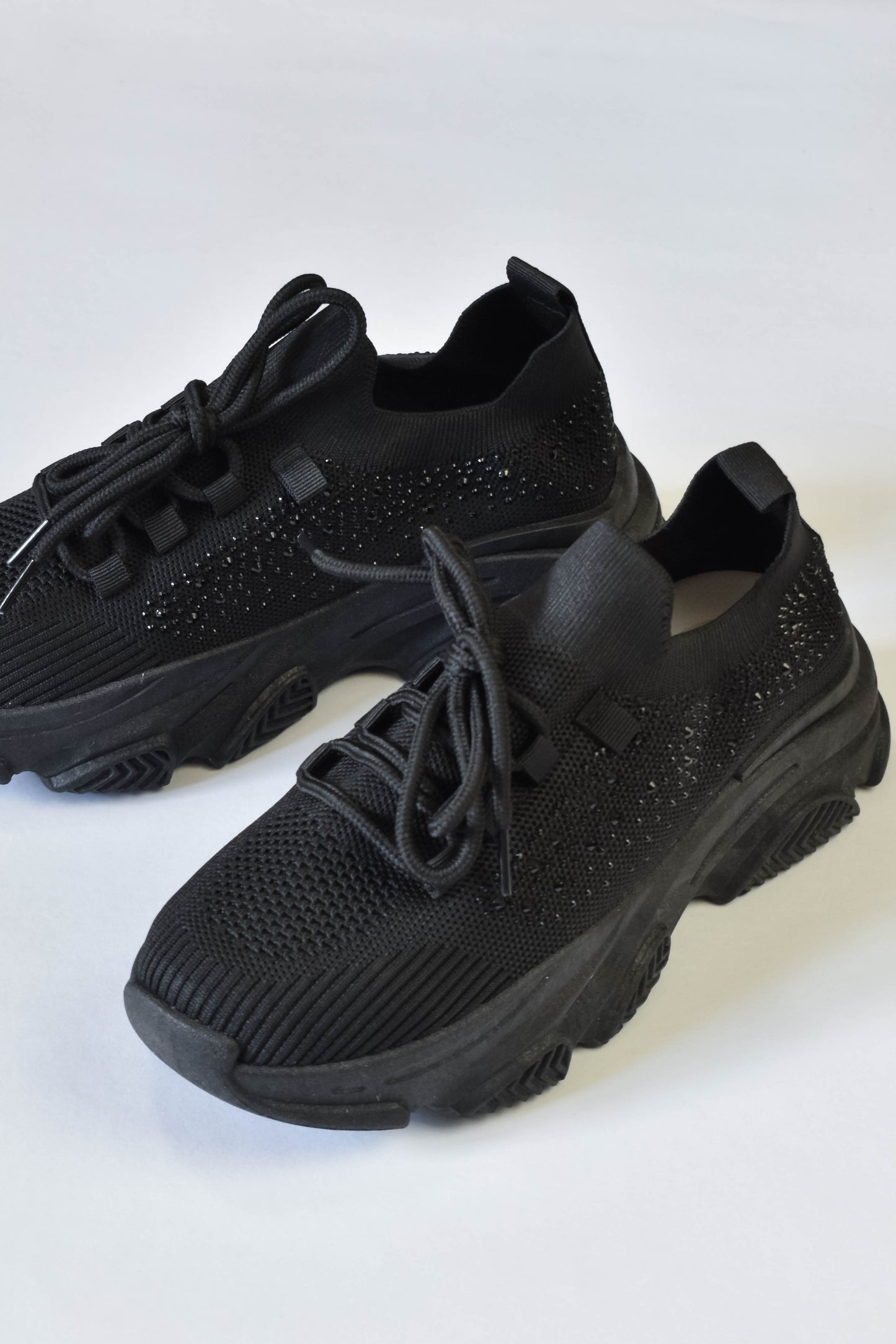 Black Chunky Tenis